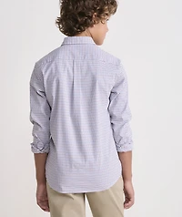Boys' Performance Cotton Wauwinet Tattersall Shirt