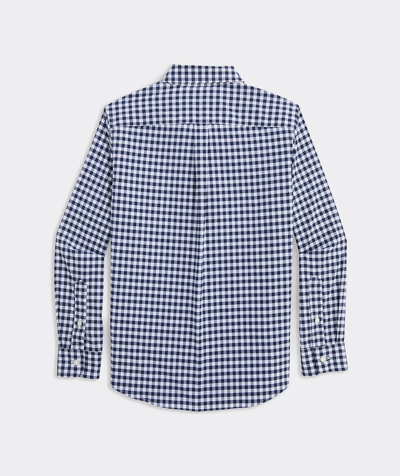 Boys' Mainsail Gingham Featherweight Performance Shirt