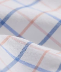 Boys' Moorings Tattersall Performance Cotton Shirt