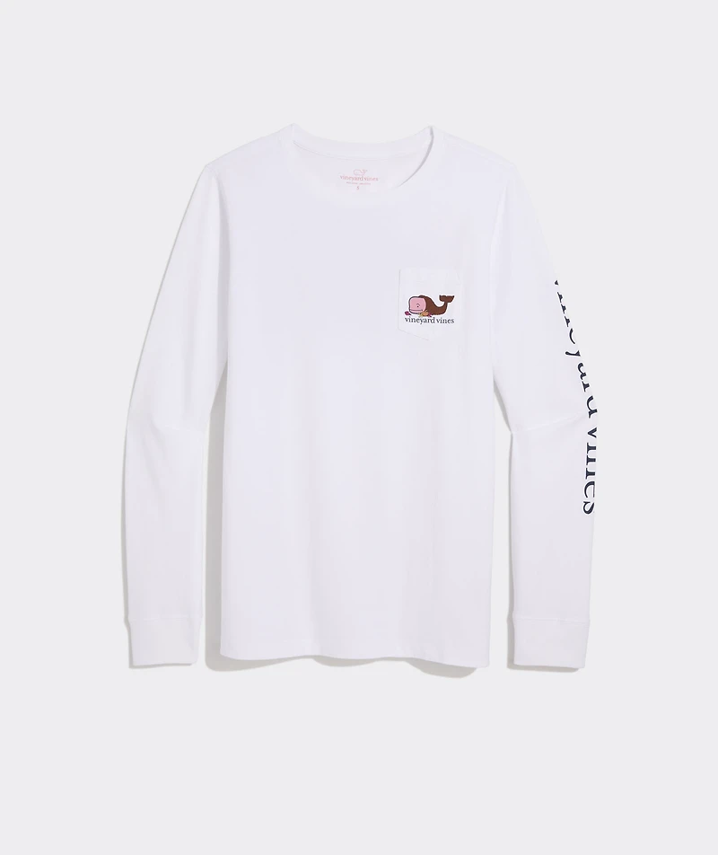 Whale Cornucopia Long-Sleeve Pocket Tee