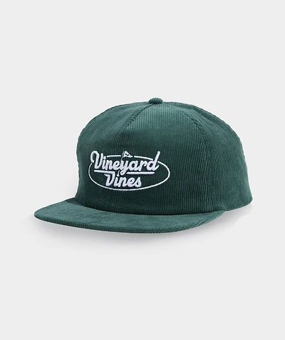 Golf Logo Corduroy 5-Panel Hat