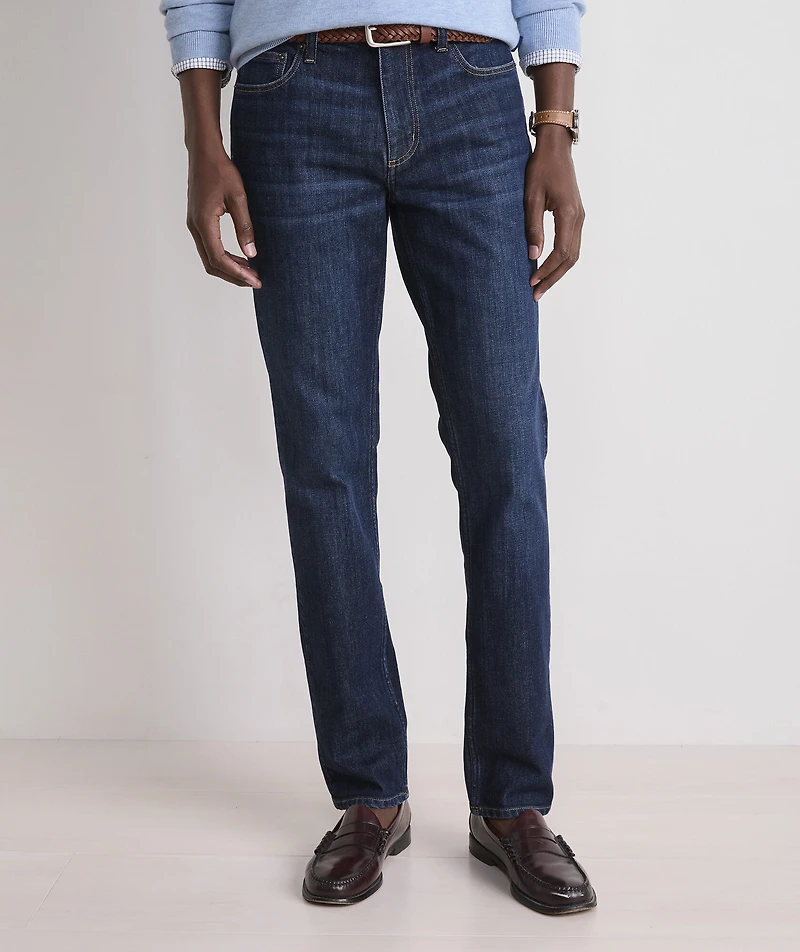 Slim Straight Indigo Jeans