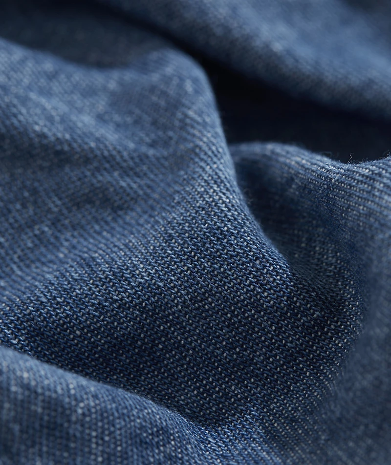 Girls' Chambray Button-Front Skirt