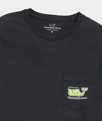 Franken-Whale Long-Sleeve Pocket Tee