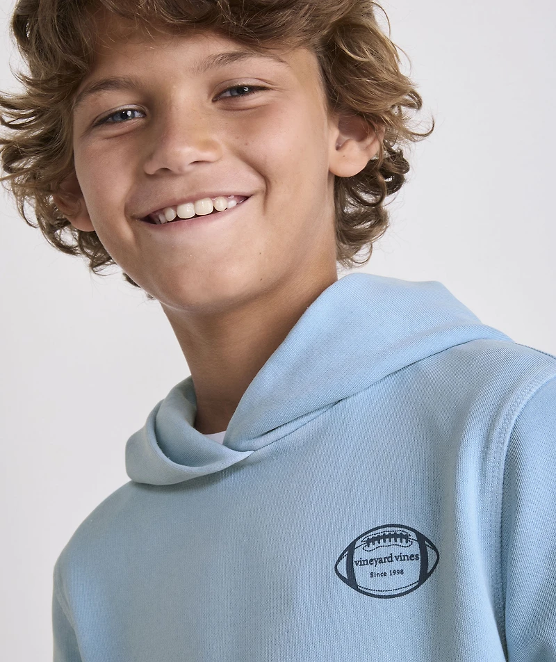 Boys' Surf Terry Football Graphic Hoodie
