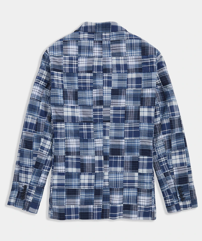 Indigo Patchwork Blazer