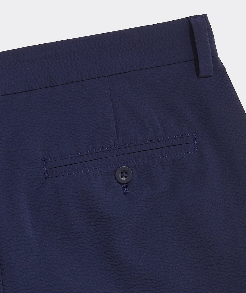7 Inch On-The-Go Seersucker Shorts