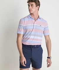 Harborview Engineer Stripe Sankaty Performance Polo