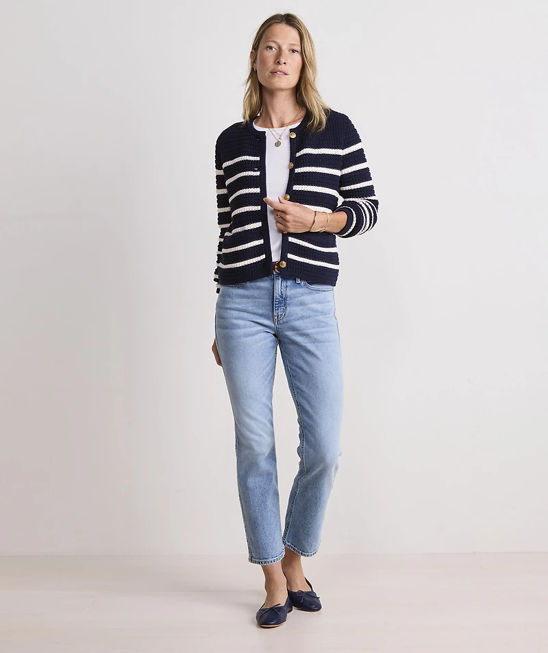 Cotton Texture Cardigan