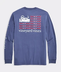 Ski Flag Long-Sleeve Pocket Tee