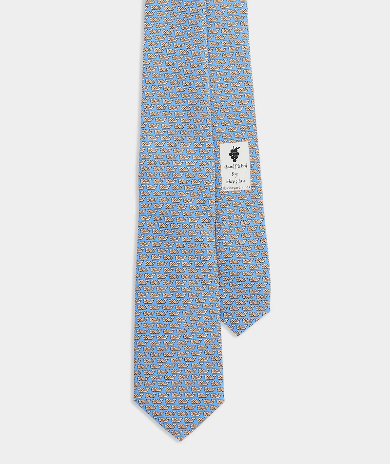 Boys' Basketball Whale Silk Tie