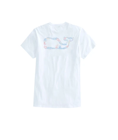 OUTLET Women's Classic Icons Whale Outline Short-Sleeve Pocket Tee
