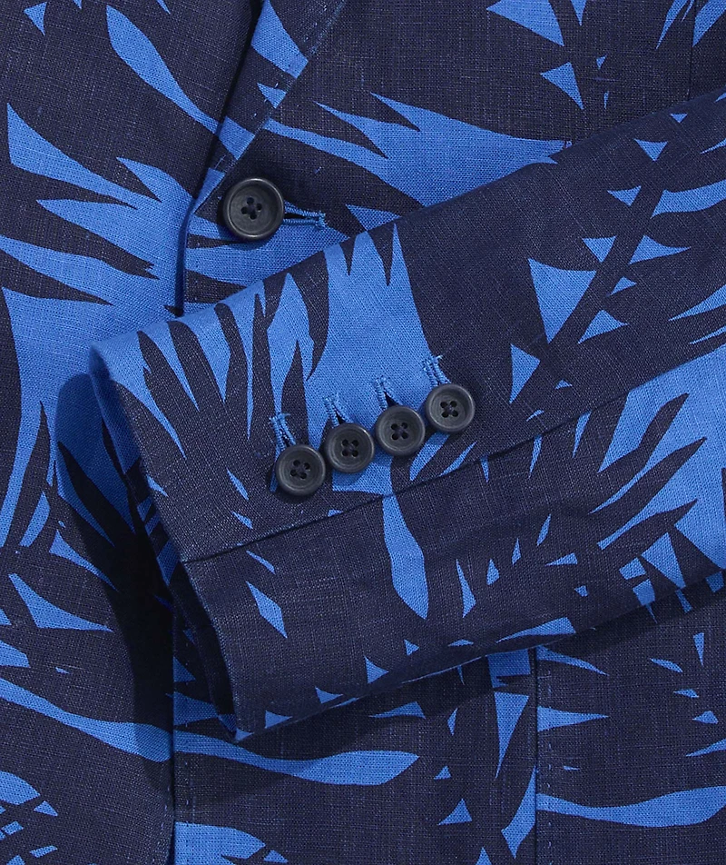 Breezy Palms Linen Blazer