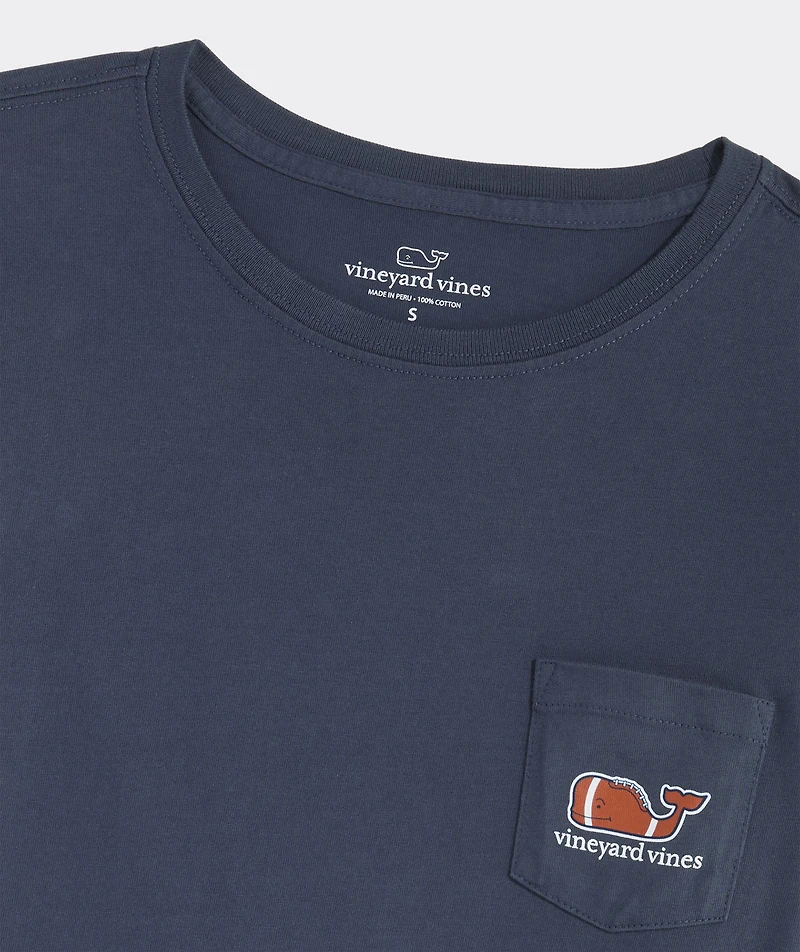 Tailgating Icons Whale Fill Long-Sleeve Pocket Tee
