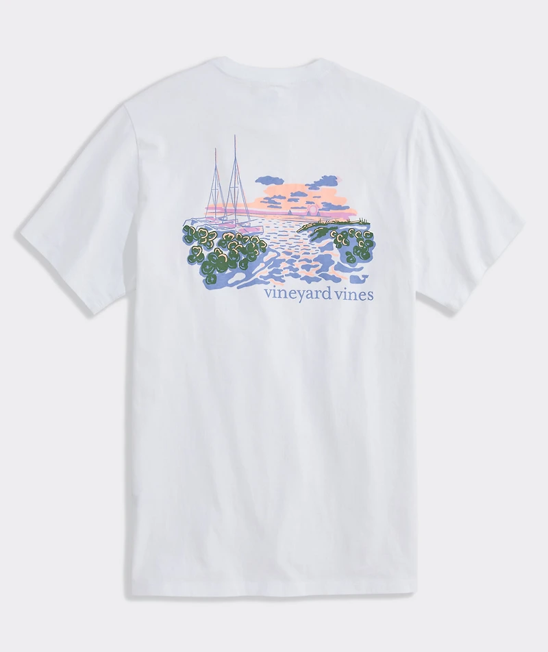 Palm Beach Scenic Short-Sleeve Pocket Tee