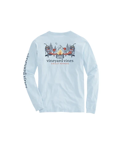 OUTLET Boys' Chilly Peppers Long-Sleeve Pocket Tee