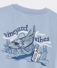 Boys' Bonefish Walkman Short-Sleeve Pocket Tee