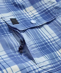 Lightweight Performance Harbor Plaid Shirt