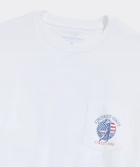 USA Golfer Long-Sleeve Pocket Tee