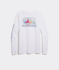 Rainbow Fleet Long-Sleeve Pocket Tee