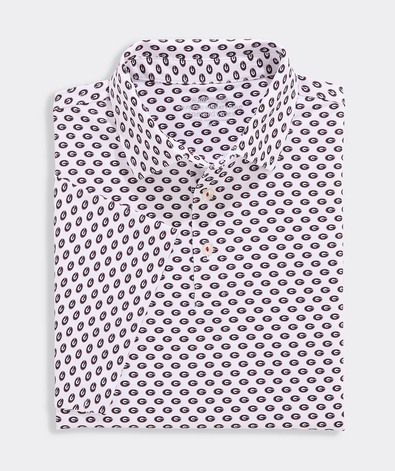 University of Georgia Men's Printed Sankaty Polo