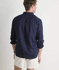Surfside Solid Linen Shirt
