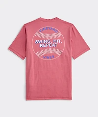 Boys' Swing Hit Repeat Short-Sleeve Harbor Sun Performance Tee
