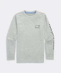Boys' Long-Sleeve Whale Harbor Sun Performance Tee