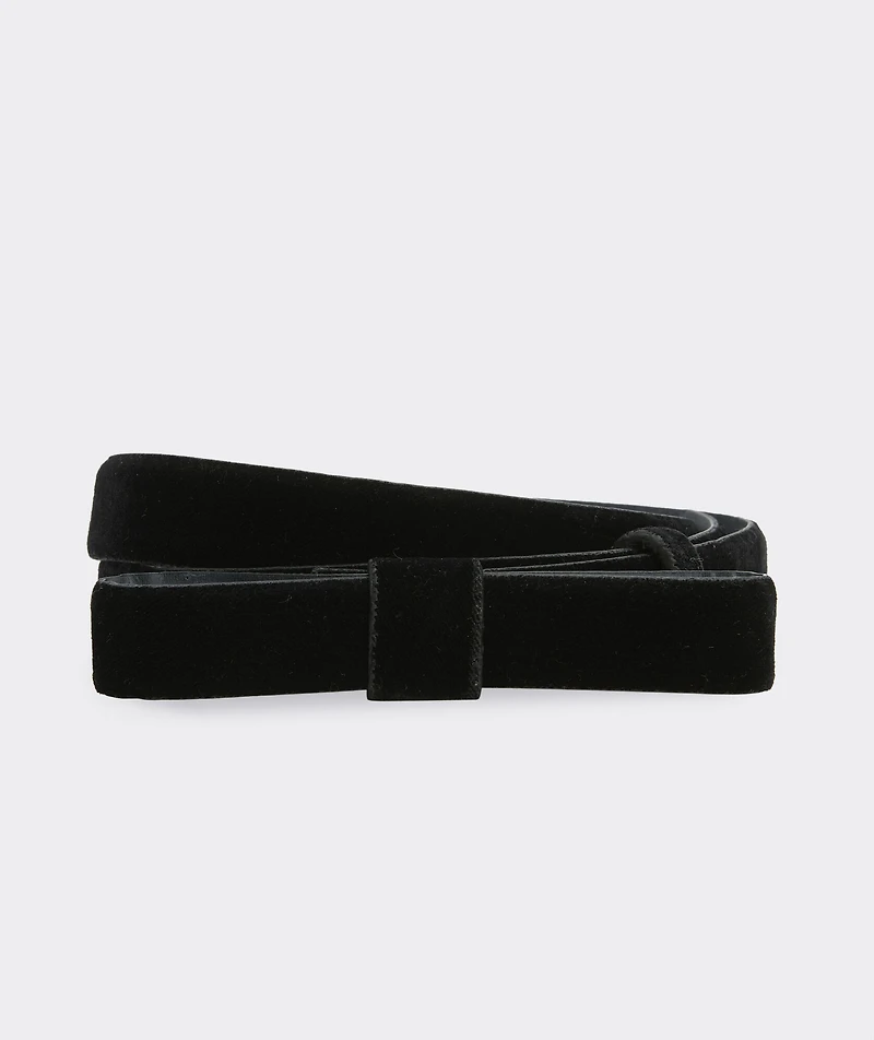 Velvet Bow Belt