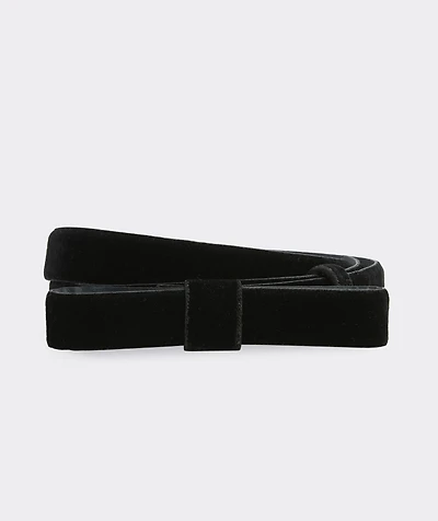 Velvet Bow Belt