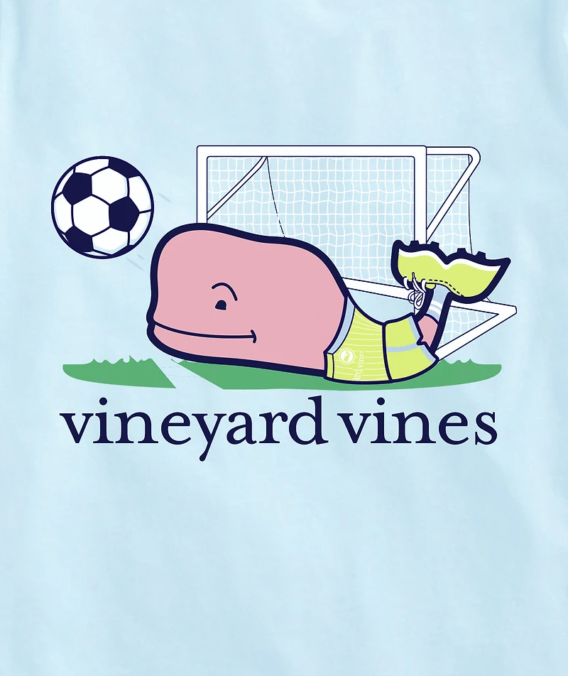 OUTLET Kids' Soccer Goalie Whale Short-Sleeve Pocket Tee