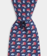 Boys' Tossed Football & Helmet Silk Tie