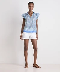 Adare Double Ruffle Top