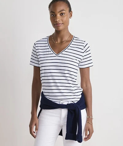 Supima® Cotton V-Neck Tee