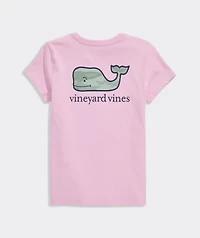 Girls' Camo Whale Short-Sleeve Pocket Tee