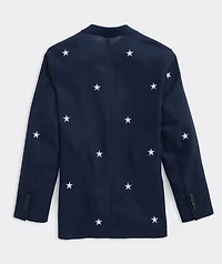 Stars & Stripes Linen Blazer