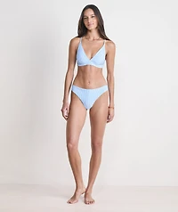 Sconset Seersucker Bikini Top