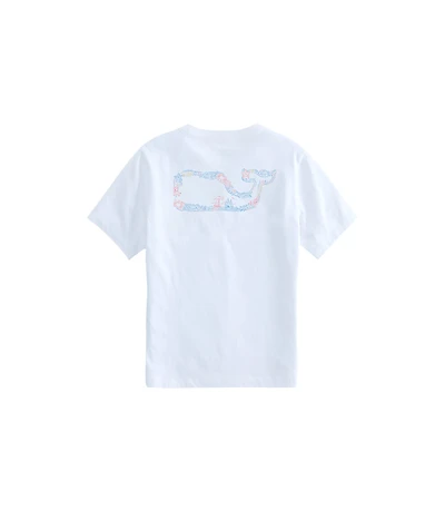 OUTLET Girls' Short-Sleeve Classic Whale Pocket Tee