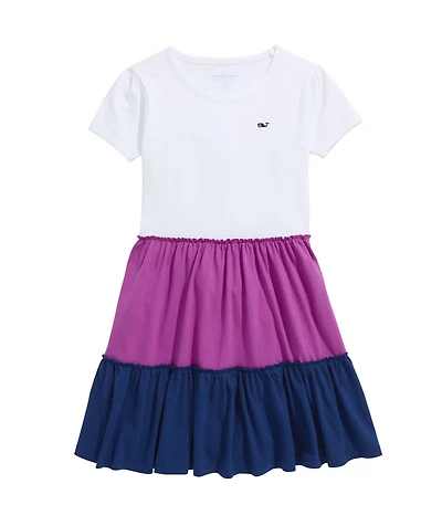 OUTLET Girls' Tiered Tee Short-Sleeve Dress