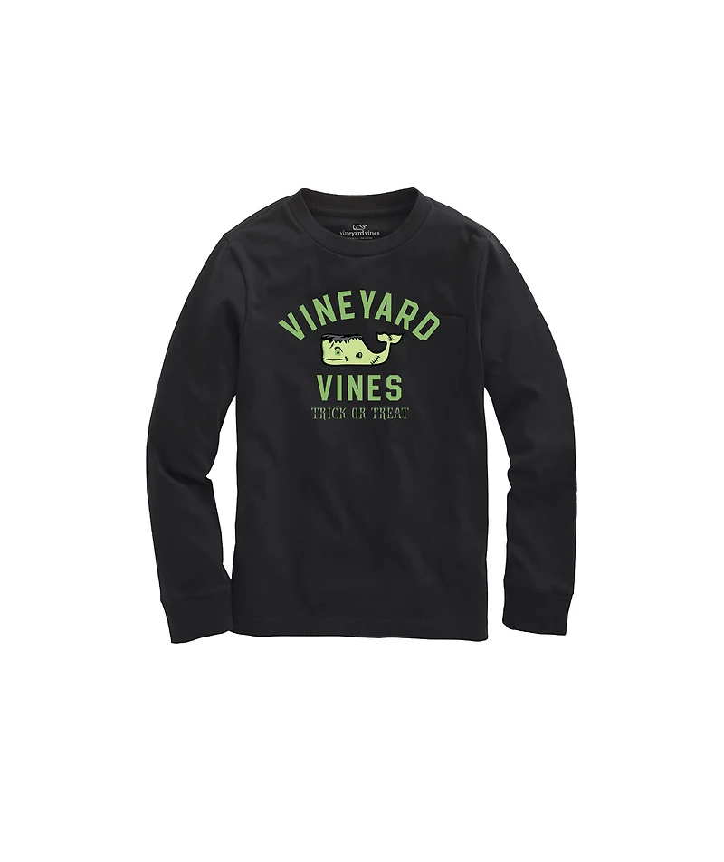 OUTLET Boys' Franken-Whale Long-Sleeve Tee