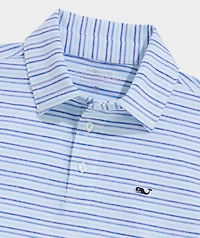 Boys' Multi Bradley Stripe Sankaty Polo