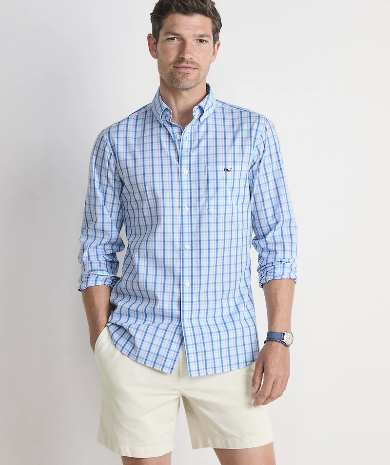 Sandie Plaid Perfect Wash Poplin Shirt