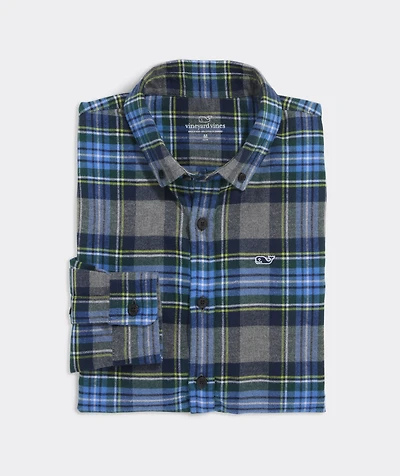 Boys' Vineyard Flannel Plaid Shirt