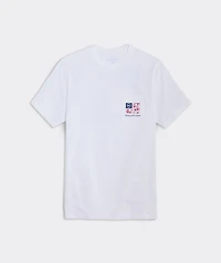 USA Reel Flag Short-Sleeve Pocket Tee