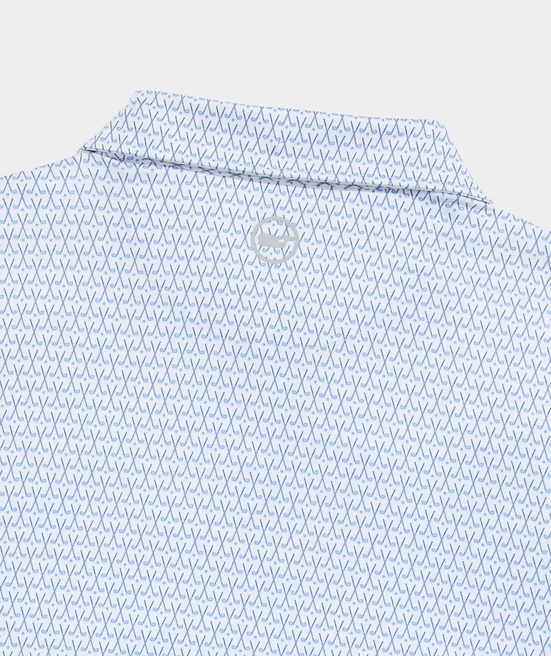 Performance Golf Printed Sankaty Polo