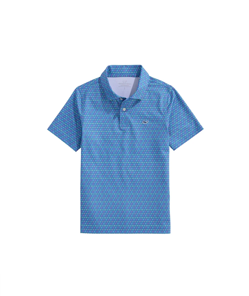 OUTLET Boys' Printed Performance Polo