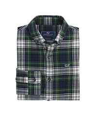 OUTLET Boys Flannel Plaid Shirt