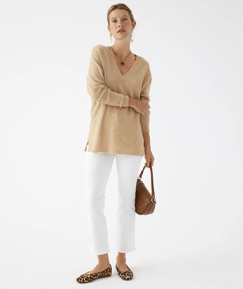 Ribbed Tunic Sweater