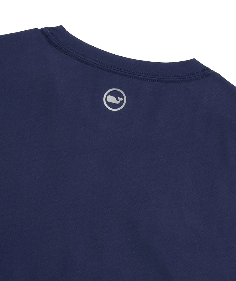OUTLET Perforated Short-Sleeve Performance Tee
