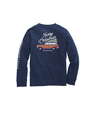 OUTLET Kids' Woody & Tree Long-Sleeve Pocket Tee
